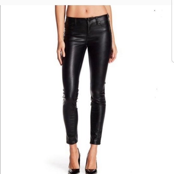 Blank NYC Pants - NTW Blank NYC black faux leather skinny jean